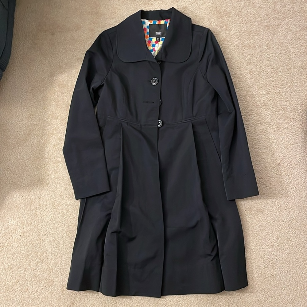 Mossimo black trenchcoat. Size medium.